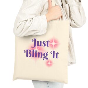 just bling it tote bag