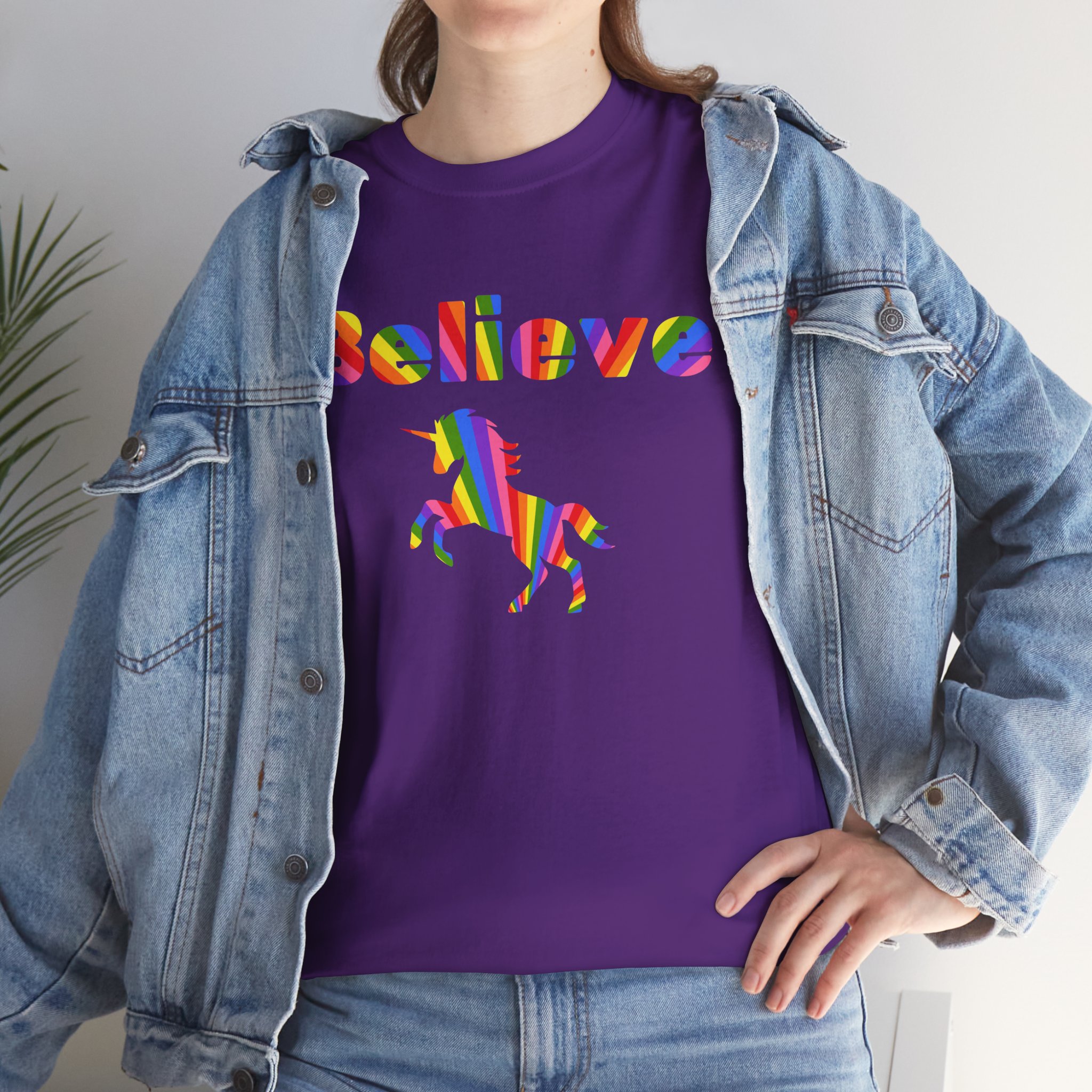 Rainbow Unicorn T-Shirt - Freedom to Believe - Individual and Unique - Image 21