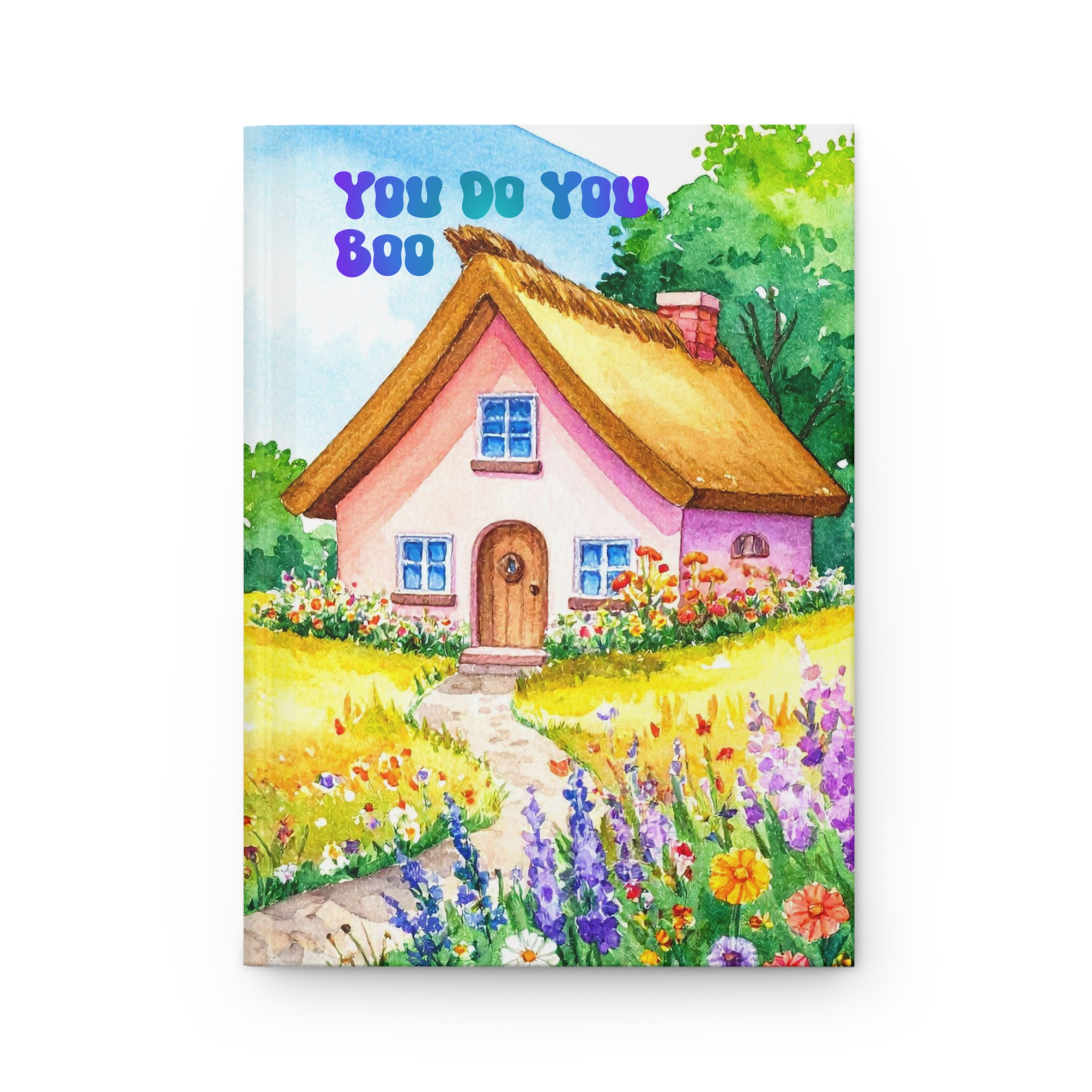 Cottage Core Garden Writing Notebook - You Do You Boo - Hardcover Journal - Image 2