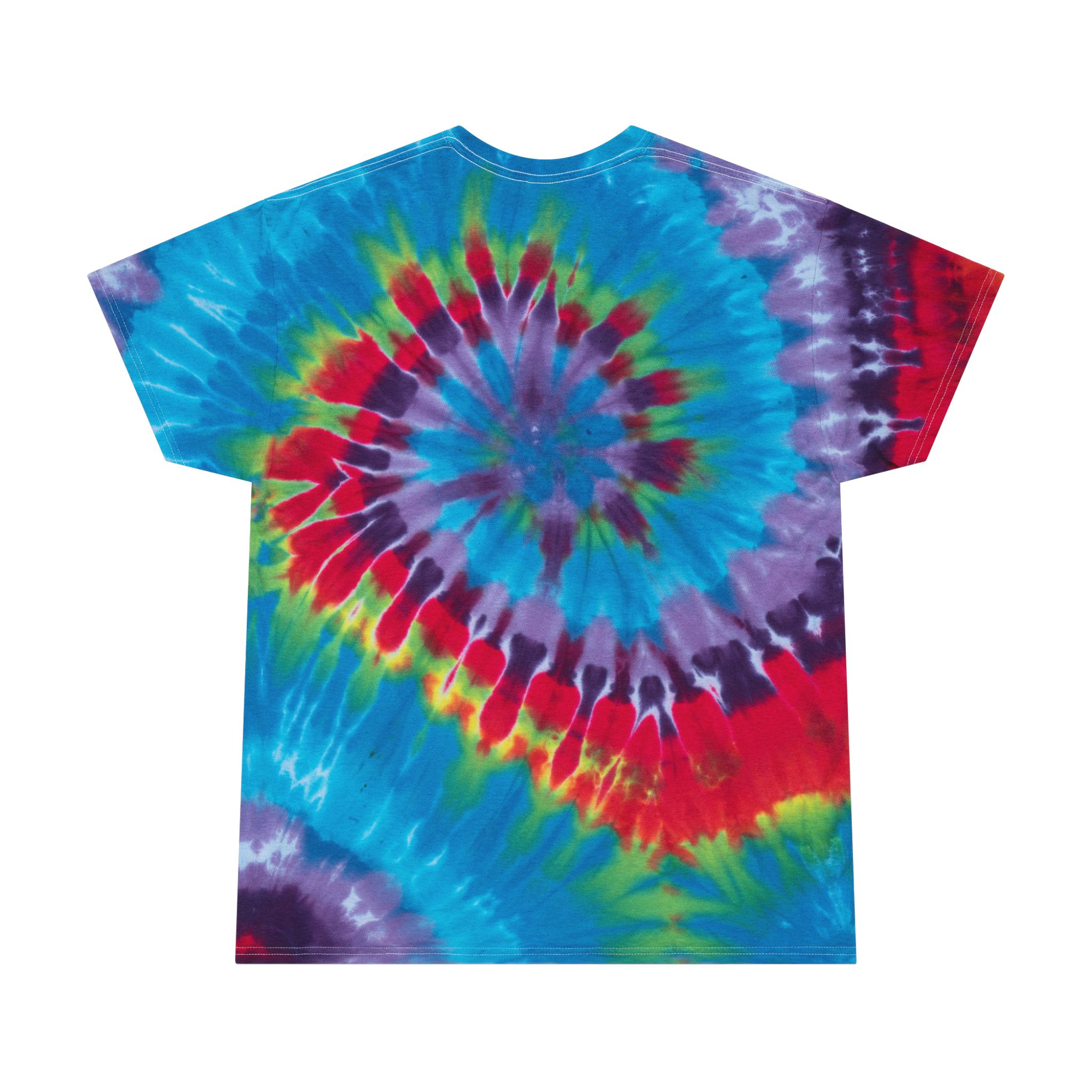 Spiral Tie-Dye Tee - Boho Festival T-Shirt - Just Add Glitter - Image 3