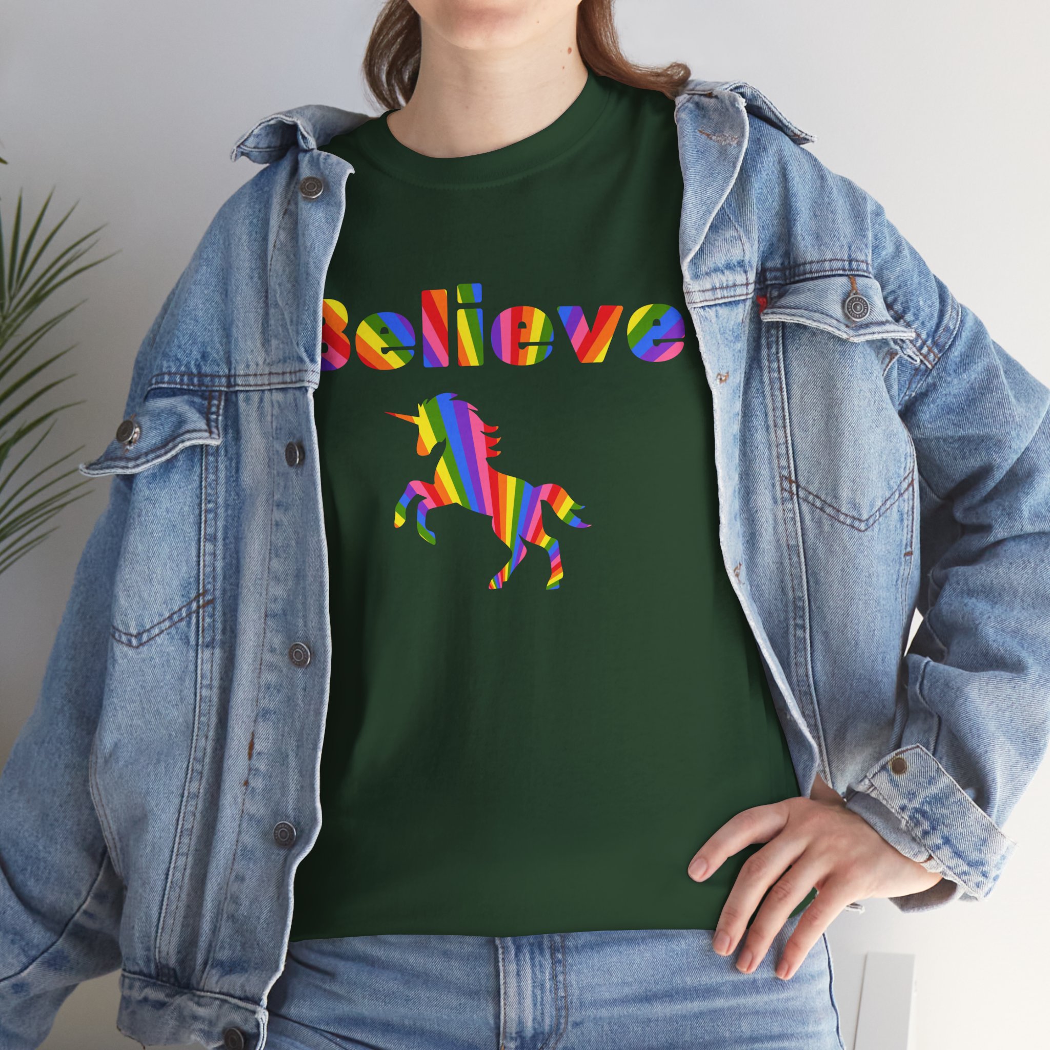 Rainbow Unicorn T-Shirt - Freedom to Believe - Individual and Unique - Image 17