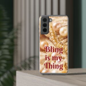 bling is my thing sparkly phone case