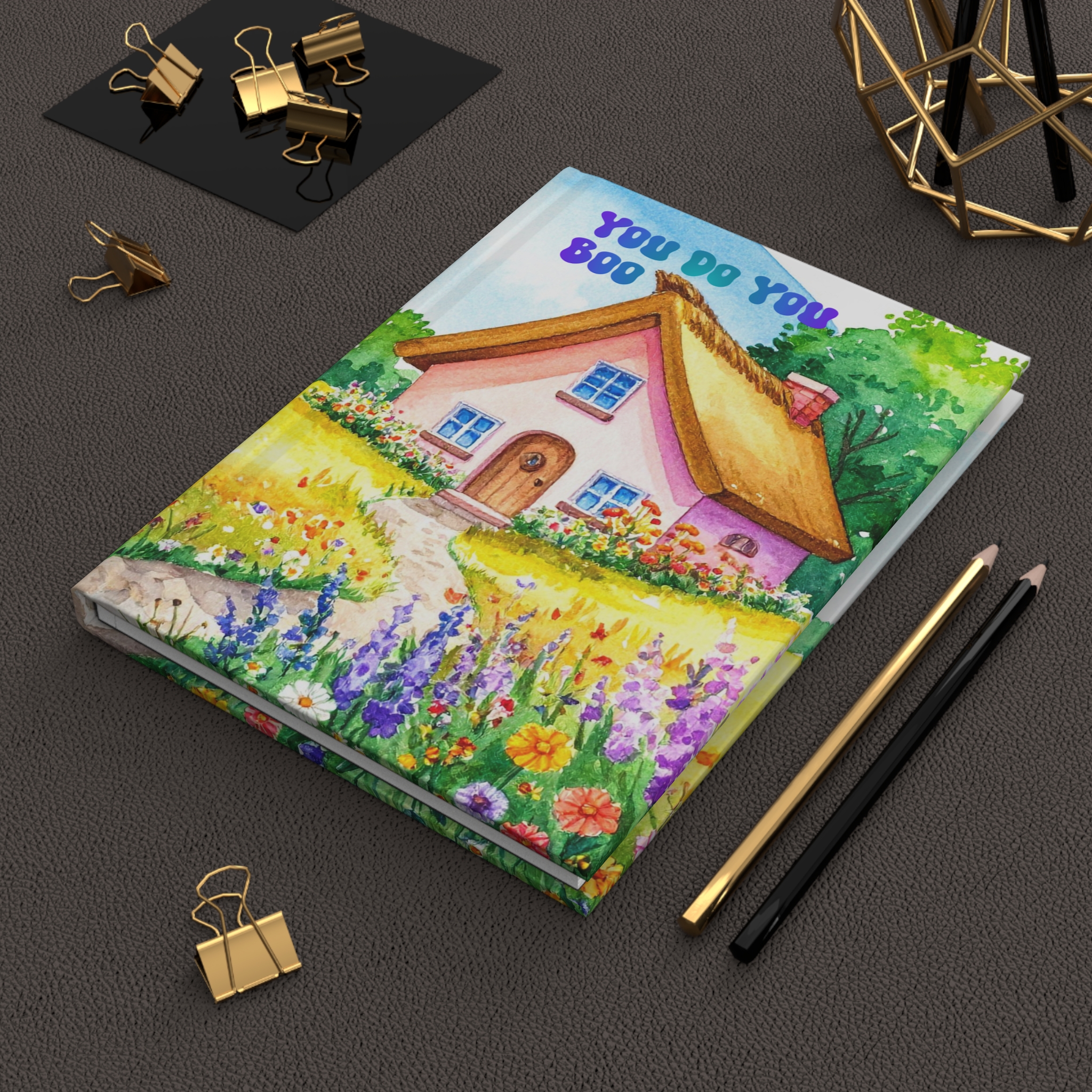 Cottage Core Garden Writing Notebook - You Do You Boo - Hardcover Journal - Image 5