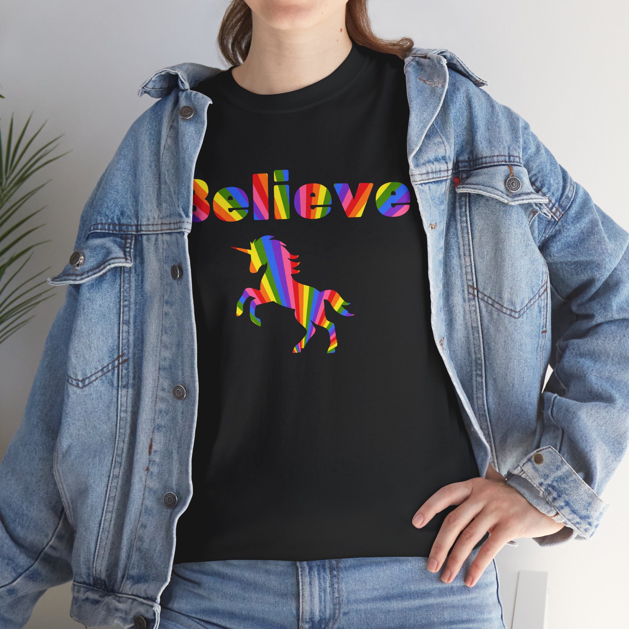 Rainbow Unicorn T-Shirt - Freedom to Believe - Individual and Unique - Image 9