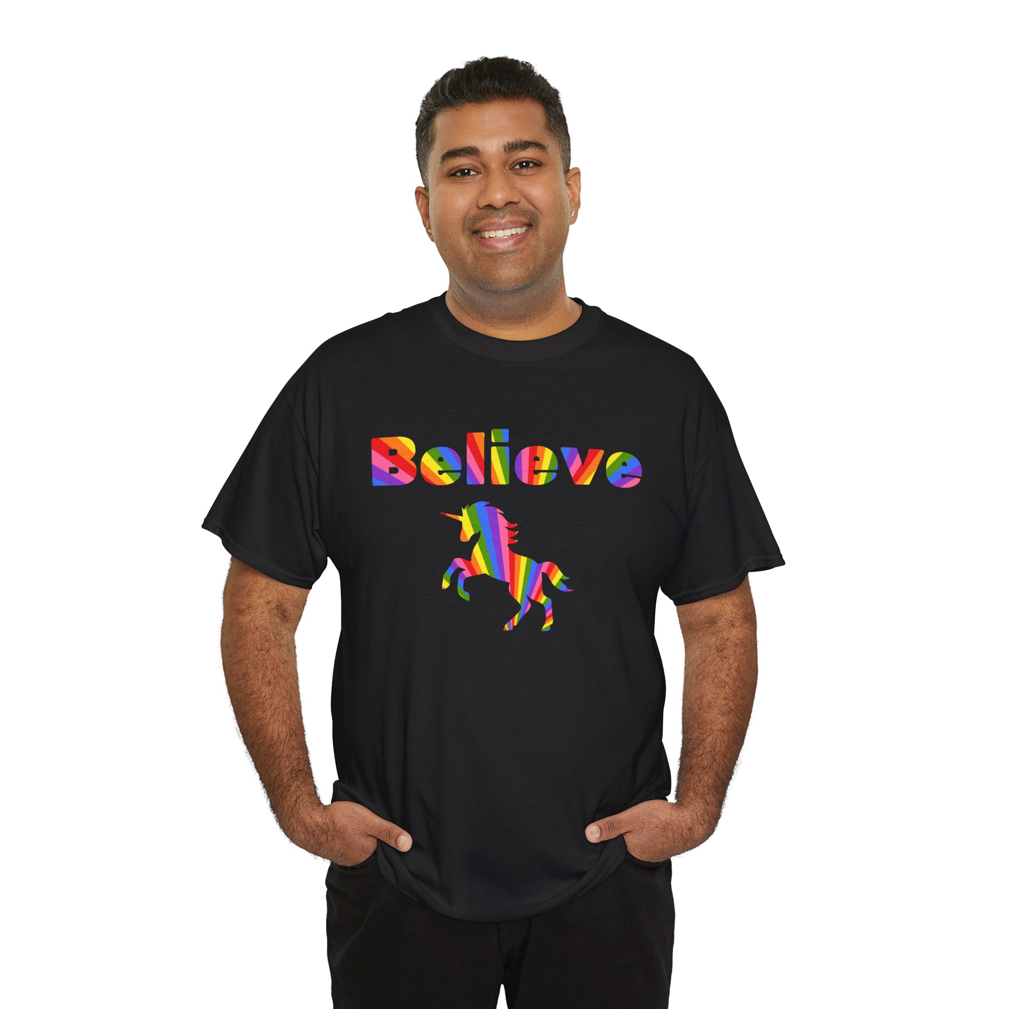 Rainbow Unicorn T-Shirt - Freedom to Believe - Individual and Unique - Image 8