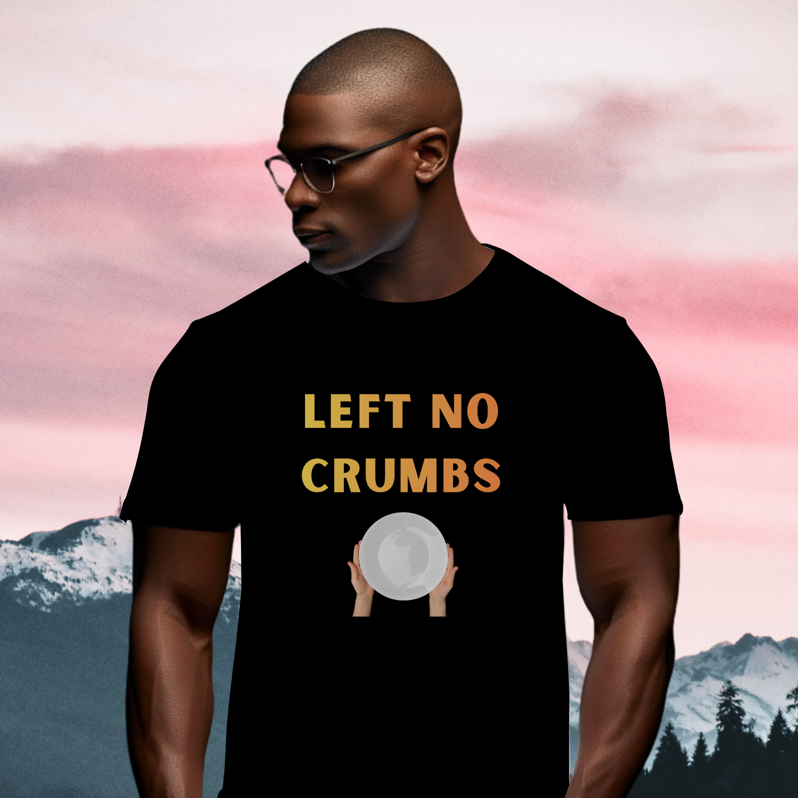 left no crumbs t shirt motivation tee