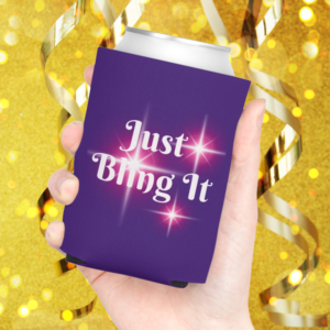 stubby holder party drink cooler just bling it