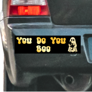 car bumper sticker you do you boo
