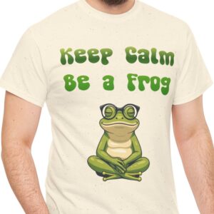 Keep calm be a frog funny T Shirt